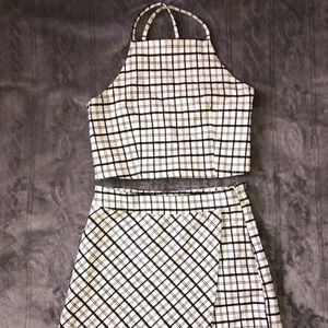 Black & White Two Piece Set